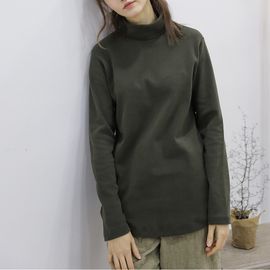 [Natural Garden] MADE N_Cozy fleece turtleneck_A basic turtleneck with elasticity_ Made in Korea
